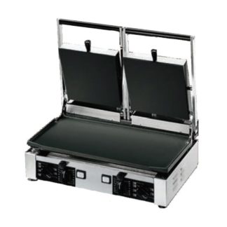 Univex PPRESS2F Double Commercial Panini Press w/ Cast Iron Smooth Plates, 220v/1ph