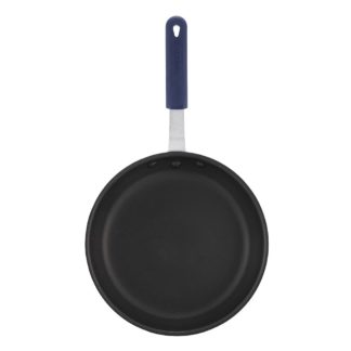 Winco AFP-12XC-H 12" Aluminum Frying Pan w/ Solid Silicone Handle