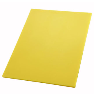 Winco CBYL-1824 Cutting Board, 18 x 24 x 1/2", Yellow