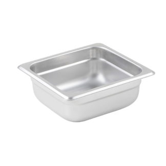 Winco SPJL-602 Sixth Size Steam Pan, Stainless