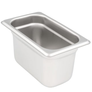 Winco SPJL-904 Ninth Size Steam Pan, Stainless