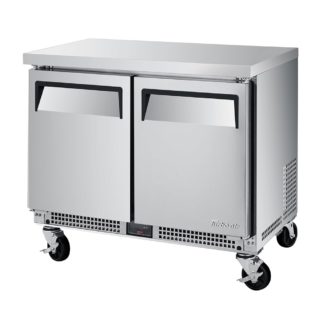 Turbo Air MUR-34S-N6 34"W Undercounter Refrigerator w/ (1) Section & (2) Doors, 115v