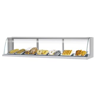 Turbo Air TOMD-60LS 63 1/4" Low Top Dry Display Case for TOM-60S/L, Stainless Steel