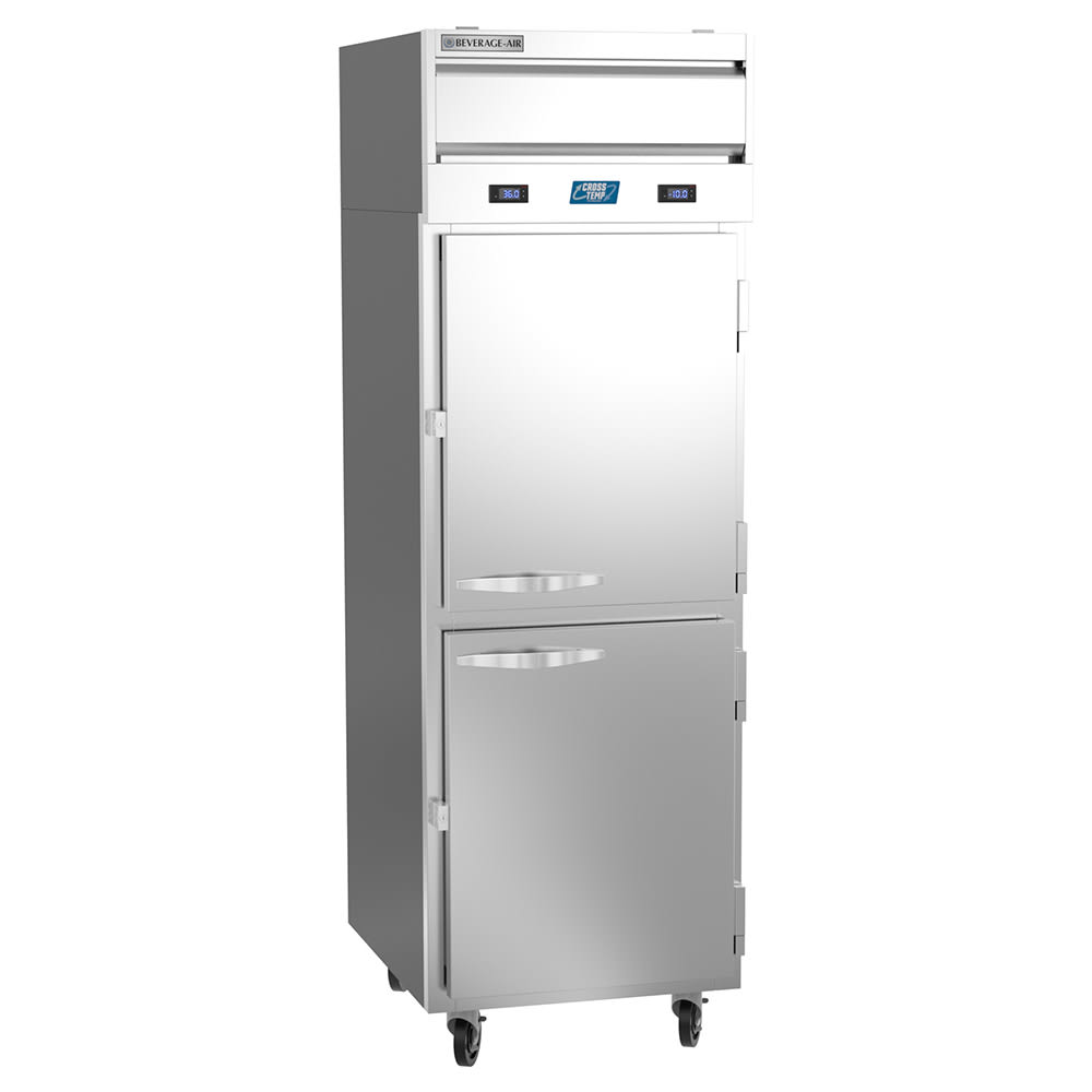 Beverage Air CT12-12HC-1HS 26 5/8" Two Section Reach In Refrigerator Freezer, (2) Right Hinge Solid Doors, 115v - Image 3
