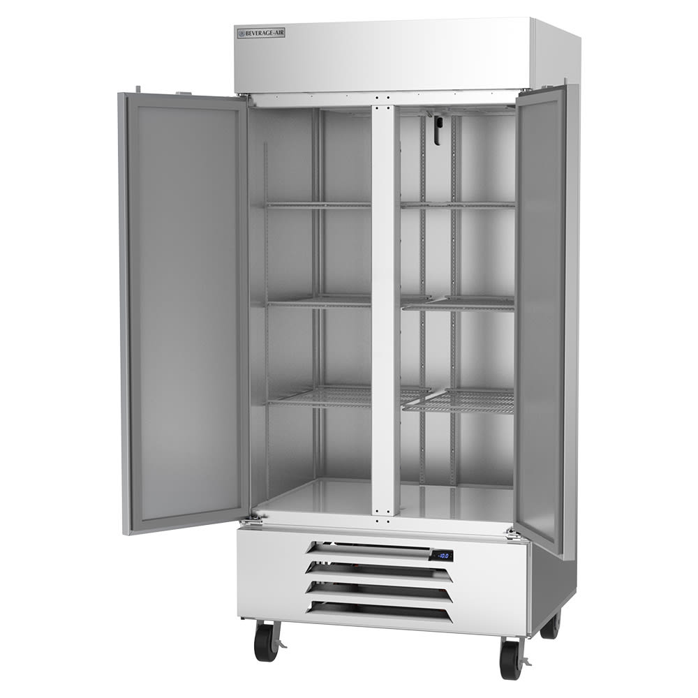 Beverage Air HBF35HC-1 39 1/2" Two Section Reach In Freezer - (2) Solid Doors, 115v - Image 2