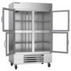 Beverage Air HBR49HC-1-HG 52" Two Section Reach In Refrigerator, (4) Left/Right Hinge Glass Doors, 115v - Image 4