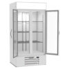 Beverage Air MMF35HC-1-W 39 1/2" Two Section Display Freezer w/ Swing Doors - Bottom Mount Compressor, White, 115v - Image 4