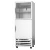 Beverage Air RID18HC-HGS 27 1/4" One Section Pass Thru Refrigerator, (1) Glass Door, (1) Solid Door, Right Hinge, 115v