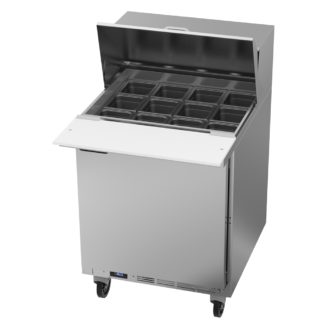 Beverage Air SPE27HC-12M-B 27" Sandwich/Salad Prep Table w/ Refrigerated Base, 115v