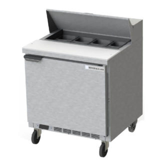 Beverage Air SPE32HC-08 32" Sandwich/Salad Prep Table w/ Refrigerated Base, 115v