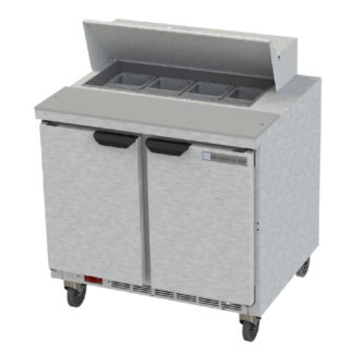 Beverage Air SPE36HC-08 36" Sandwich/Salad Prep Table w/ Refrigerated Base, 115v