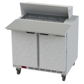 Beverage Air SPE36HC-08C 36" Sandwich/Salad Prep Table w/ Refrigerated Base, 115v