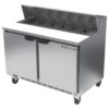 Beverage Air SPE48HC-12 48" Sandwich/Salad Prep Table w/ Refrigerated Base, 115v