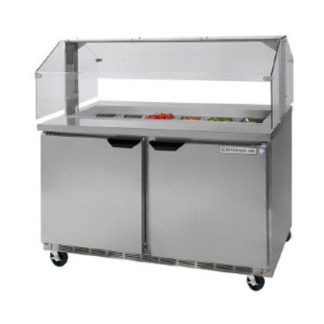 Beverage Air SPE48HC-12-SNZ 48" Sandwich/Salad Prep Table w/ Refrigerated Base, 115v