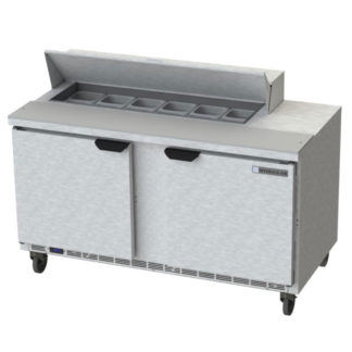 Beverage Air SPE60HC-12 60" Sandwich/Salad Prep Table w/ Refrigerated Base, 115v