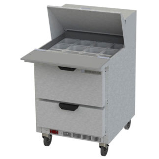 Beverage Air SPED27HC-12M-B 27" Sandwich/Salad Prep Table w/ Refrigerated Base, 115v