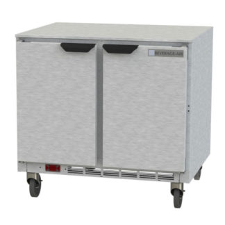 Beverage Air UCF36AHC 36" W Undercounter Freezer w/ (2) Section & (2) Door, 115v