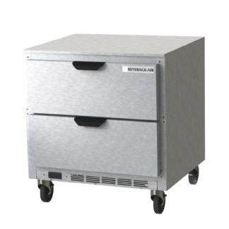 Beverage Air UCFD32AHC-2 32"W Undercounter Freezer w/ (1) Section & (2) Drawers, 115v