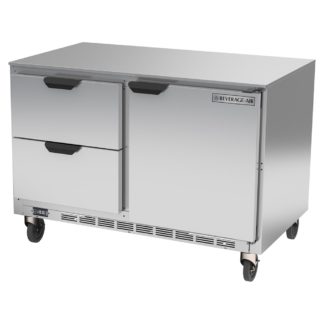 Beverage Air UCFD48AHC-2 48" W Undercounter Freezer w/ (2) Section & (1) Door (2) Drawers, 115v