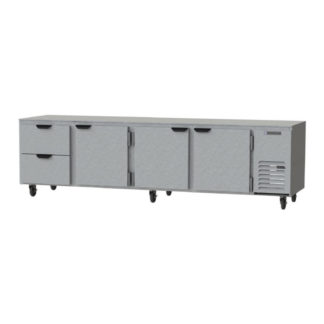 Beverage Air UCRD119AHC-2 119" W Undercounter Refrigerator w/ (4) Section & (3) Door & (2) Drawer, 115v