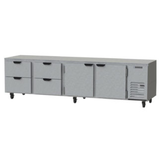 Beverage Air UCRD119AHC-4 119" W Undercounter Refrigerator w/ (4) Section & (2) Door & (4) Drawer, 115v