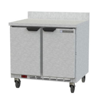 Beverage Air WTF36AHC-FIP 36" W Work Top Freezer w/ (2) Section & (2) Doors, 115v