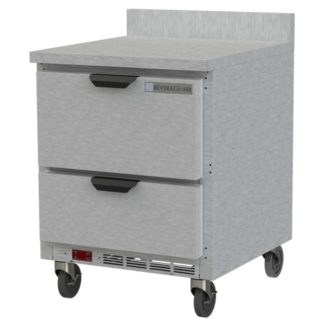 Beverage Air WTFD27AHC-2-FIP 27" W Work Top Freezer w/ (1) Section & (2) Drawers, 115v