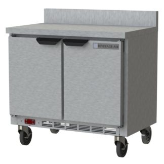 Beverage Air WTR34HC-FIP 34" Worktop Refrigerator w/ (2) Sections, 115v