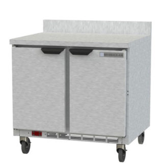 Beverage Air WTR36AHC-FIP 36" Worktop Refrigerator w/ (2) Sections, 115v