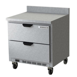 Beverage Air WTRD32AHC-2-FIP 32" Worktop Refrigerator w/ (1) Section, 115v