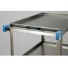 Lakeside 422 3 Level Stainless Utility Cart w/ 500 lb Capacity, Raised Ledges - Image 4