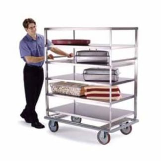 Lakeside 597 Queen Mary Cart - 6 Levels, 1000 lb. Capacity, Stainless, Raised Edges