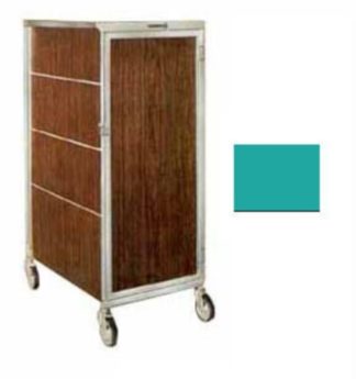 Lakeside 642 TEAL 20 Tray Ambient Meal Delivery Cart