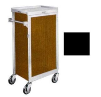 Lakeside 654 BLK 6 Tray Ambient Meal Delivery Cart