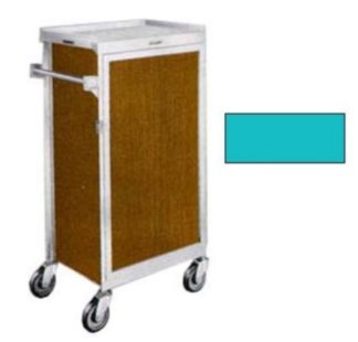 Lakeside 654 TEAL 6 Tray Ambient Meal Delivery Cart