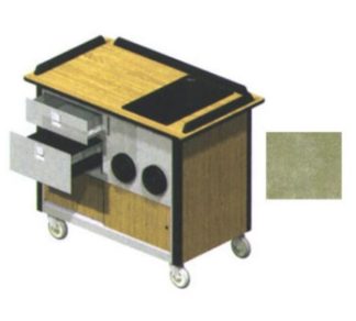 Lakeside 690-10 BEGSU Food Cart w/ Drawers, 44 1/2"L x 24 1/2"W x 37 3/4"H, Beige