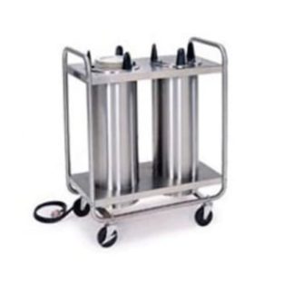 Lakeside 8300 52 1/2" Heated Mobile Dish Dispenser w/ (3) Columns - Stainless