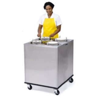 Lakeside 919 30 5/8" Heated Mobile Dish Dispenser w/ (4) Columns - Stainless