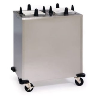 Lakeside V6213 36 1/2" Heated Mobile Dish Dispenser for Oval Platters w/ (2) Columns - Stainless, 120v