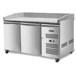 Kool-It KPZ-80-2 79 7/10" Pizza Prep Table w/ Refrigerated Base, 115v