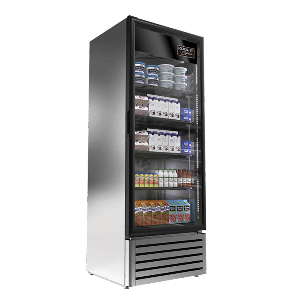 Kool-It LX-24RS 29 1/2" One Section Glass Door Merchandiser, (1) Right Hinge Door, 115v