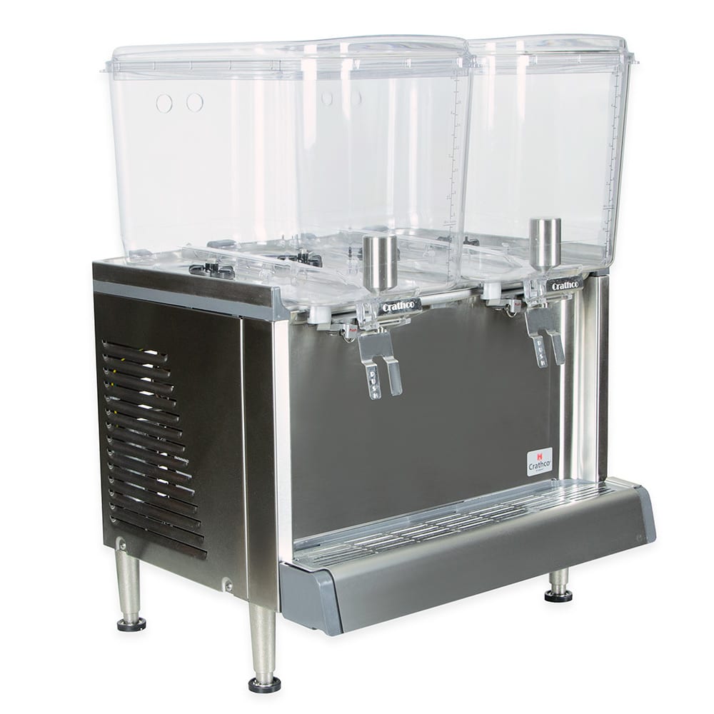 Crathco CS-2D-16 Refrigerated Drink Dispenser w/ (2) 4 3/4 gal Bowls, Pre Mix, 120v - Image 3