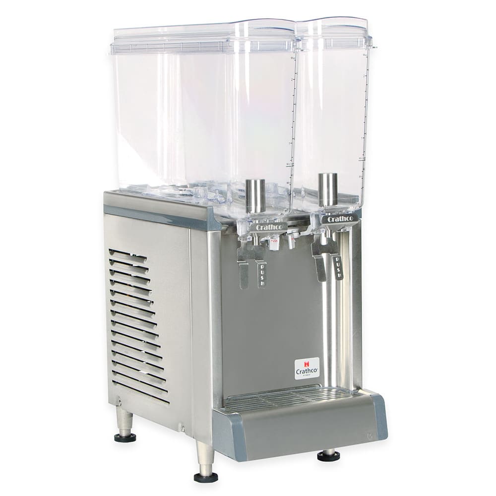 Crathco CS-2E-16 Refrigerated Drink Dispenser w/ (2) 2 2/5 gal Bowls, Pre Mix, 120v - Image 3