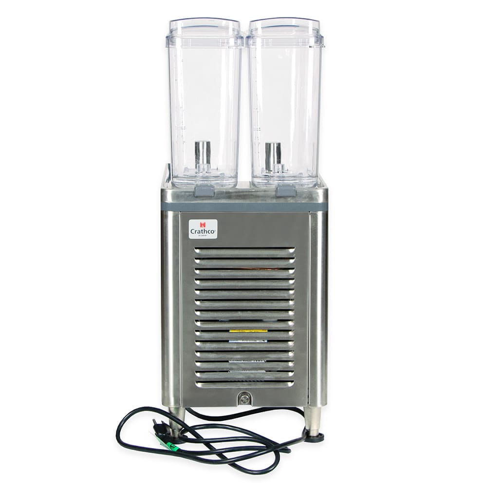 Crathco CS-2E-16 Refrigerated Drink Dispenser w/ (2) 2 2/5 gal Bowls, Pre Mix, 120v - Image 4