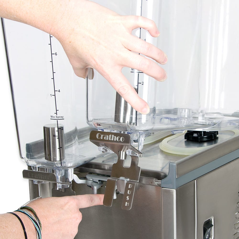 Crathco CS-2E-16 Refrigerated Drink Dispenser w/ (2) 2 2/5 gal Bowls, Pre Mix, 120v - Image 10