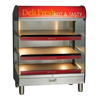 Alto-Shaam HSM-36/3S-CT 36" Self Service Countertop Heated Display Case - (3) Shelves, 208-240v/1ph
