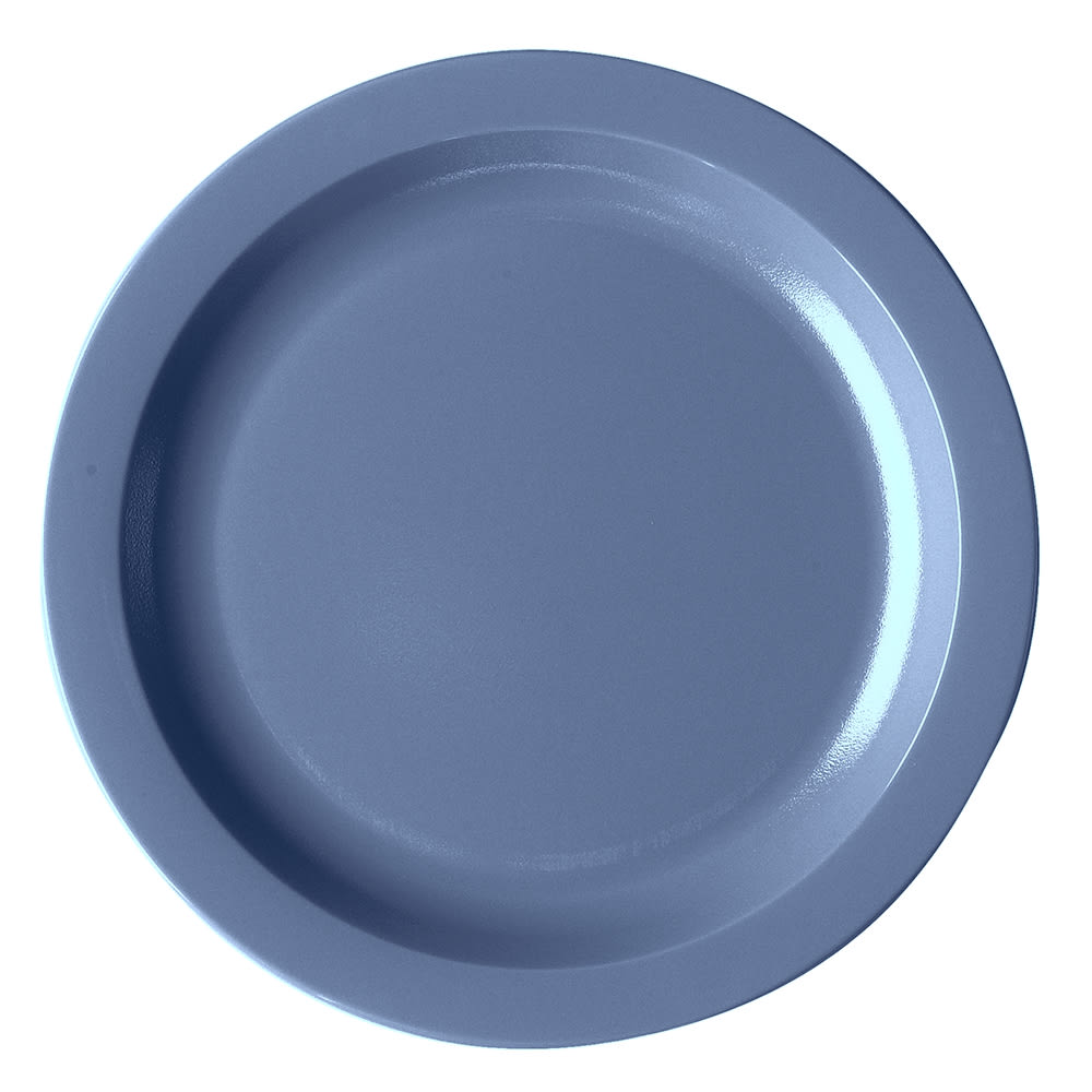 Cambro 10CWNR401 10" Plastic Dinner Plate, Slate Blue