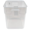Cambro 18SFSPP190 18 qt CamSquare Food Container - Polypropylene, Translucent - Image 4