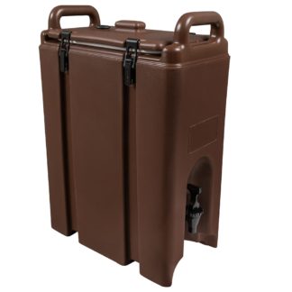 Cambro 500LCD131 5 gal Camtainer Insulated Beverage Dispenser, Dark Brown