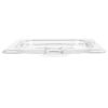 Cambro 60CWCHN135 Camwear Food Pan Cover - 1/6 Size, Notched with Handle, Clear - Image 2